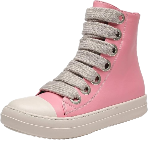 Leather Comfort Platform Walking Shoes with Zipper